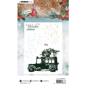 Studio Light Sending Joy Clear StampNR. 54 Car And Snow