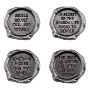Idea-Ology Metal Quote Seals 4 Per Pkg -Halloween