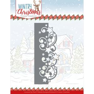 Find It Trading Yvonne Creations Die Stars Border Wintery Christmas