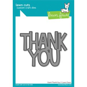 Lawn Cuts Custom Craft Die Giant Thank You