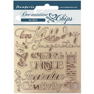 Stamperia Decorative Chips 5.5
