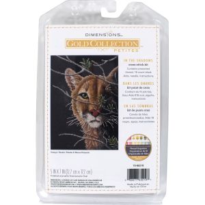 Dimensions Gold Petite Counted Cross Stitch Kit 5Inch X7Inch In The Shadows 18 Count