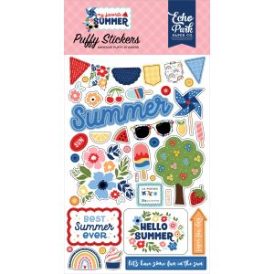 My Favorite Summer Puffy Stickers- 