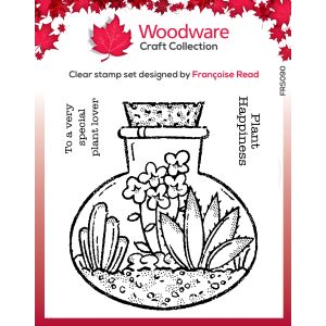 Woodware Clear Stamps 4 Inch X4 Inch Singles Terrarium