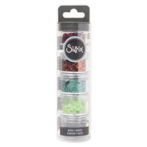 Sizzix Making Essential Sequins & Beads 5 Per Pkg -Mute