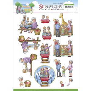 Find It Trading Yvonne Creations Punchout Sheet-Zoo, Funky Day Out