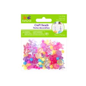 Multicraft Plastic Beads 30g Seashells