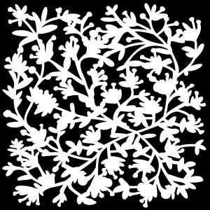 Crafters Workshop Template 6Inch X6Inch Viney Flowers