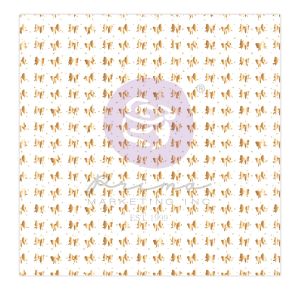 Peach Tea By Frank Garcia Single Sided Acetate 12 Inch X12 Inch W Per Foil Detail