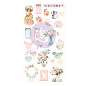 Peach Tea By Frank Garcia Puffy Stickers 24 Per Pkg