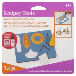 Sculpey Flexible Push Mold Geometric Jewelry