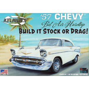 Atlantis Plastic Model Kit-1957 Chevy Bel Air Stock/Drag