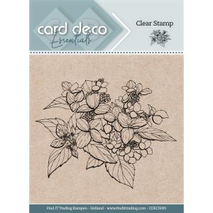 Find It Trading Card Deco Essentials Clear Stamp Hydrangea