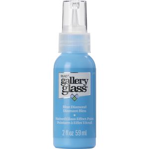 FolkArt Gallery Glass Paint 2oz-Blue Diamond