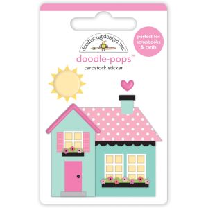 Doodlebug Doodle-Pops 3D Stickers-My Happy Place