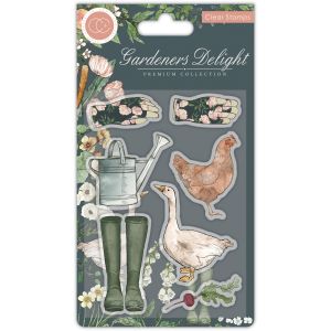 Craft Consortium A5 Clear Stamps-Gardeners Delight
