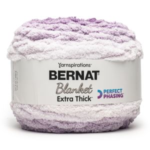 Spinrite Bernat Blanket Extra Thick Perfect Phasing Yarn-Purple Sunset