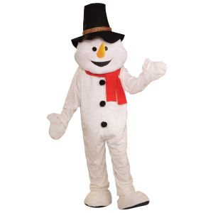 Forum Novelties Mens Plush Snowman Mascot Adult Costume Multicolor Standard