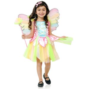 Charades Rainbow Princess Fairy Costume Na X Small Small