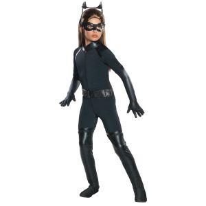 Batman Dark Knight Rises Childs Deluxe Catwoman Costume Large