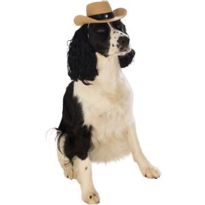 Rubies Brown Cowboy Hat For Pets Medium Large