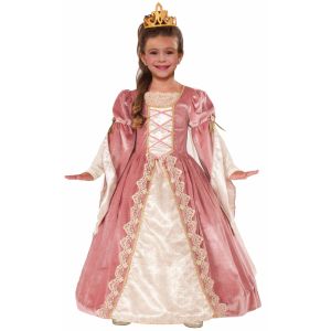 Forum Novelties Designer Collection Deluxe Victorian Rose Costume Dress Child Large