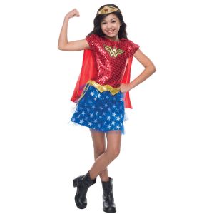 Rubies Costume Dc Superheroes Wonder Woman Sequin Child Costume Small