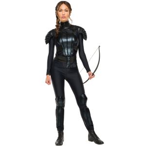 Rubies Womens The Hunger Games Deluxe Katniss Costume Rebel Mockingjay Part 1 As Shown Medium