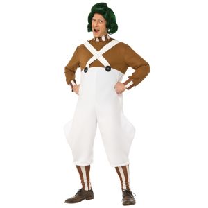 Rubies Costume Co Willy Wonka and The Chocolate Factory Deluxe Oompa Loompa Costume Multi Standard