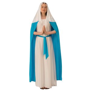 Rubies Womens Adult Biblical Costume Dark Blue Mary As Shown Medium