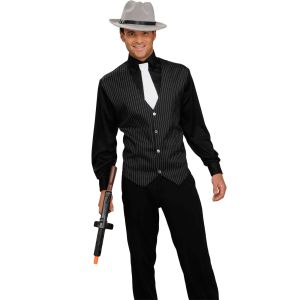 20S Gangster Shirt Vest And Tie