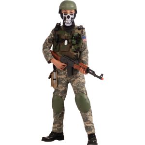 Camo Trooper Value Costume Childs Medium