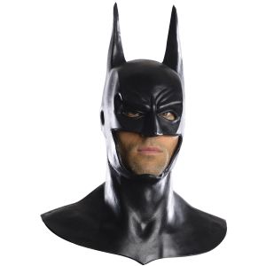 Rubies Mens Arkham City Deluxe Batman Cowl Mask Black One Size