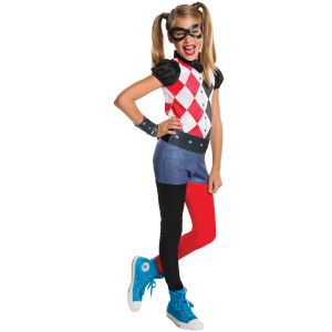 Rubies Costume Kids Dc Superhero Girls Harley Quinn Costume Medium