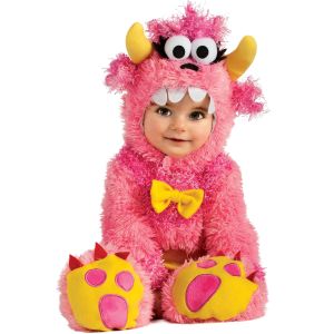 Rubies Noahs Ark Pinky Winky Monster Romper Costume Pink 6 12 Months