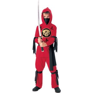 Rubies Halloween Concepts Childs Red Ninja Costume Small