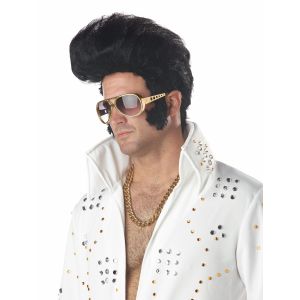 Black Rock N Roll Wig Adult