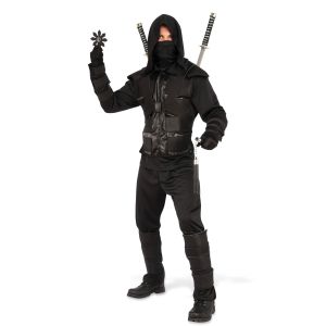 Rubies Mens Dark Ninja Costume As Shown Standard
