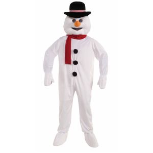 Forum Novelties Mens Plush Snowman Mascot Costume White One Size