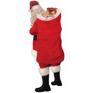Forum Mens Deluxe Santa Bag Red One Size