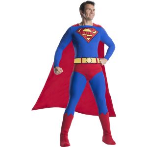 Charades Dc Comics Superman Adult Costume As Shown Large