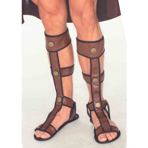 Forum Novelties Roman Gladiator Sandals Brown One Size