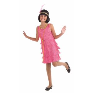 Forum Novelties Little Miss Flapper Childs Costume Pink Small
