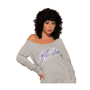 Forum Novelties Flashdance Alex Black Curly Wig Womens Costume Accessory Multicolor