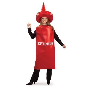 Ketchup Bottle Adult Costume
