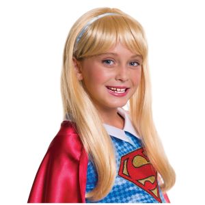 Rubies Costume Girls Dc Super Hero Supergirl Wig