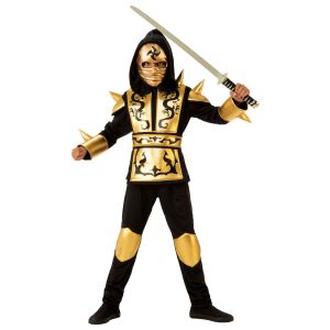 Rubies Gold Ninja Childs Costume Small