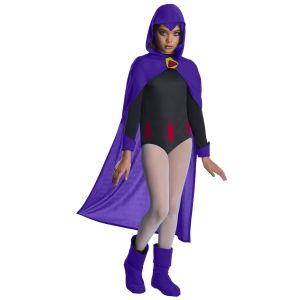 Rubies Teen Titans Go Movie Costume Deluxe Raven Medium