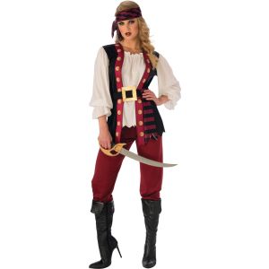 Womens Lusty Pirate Costume M