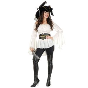 Womens Pirate Lady Vixen Blouse X Large